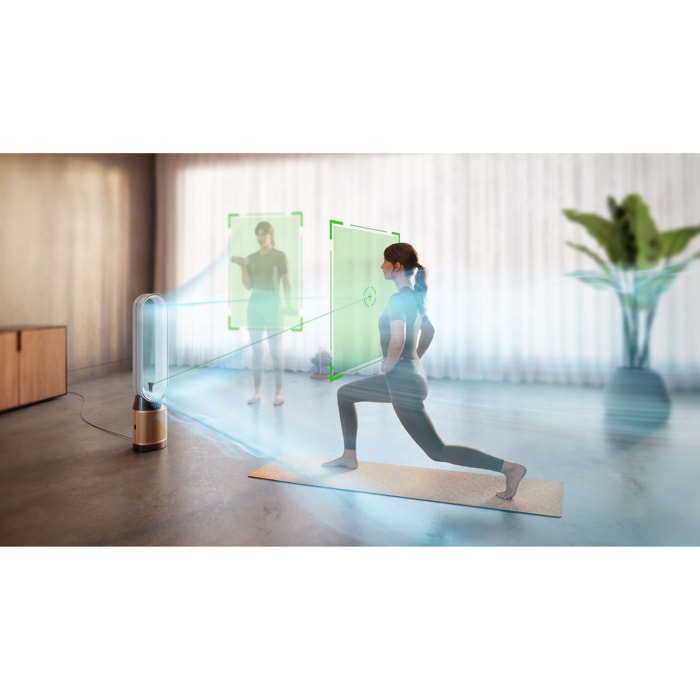 Ventilateur purificateur Dyson Find+Follow™ Purifier Cool PC3 (Blanc/Or)