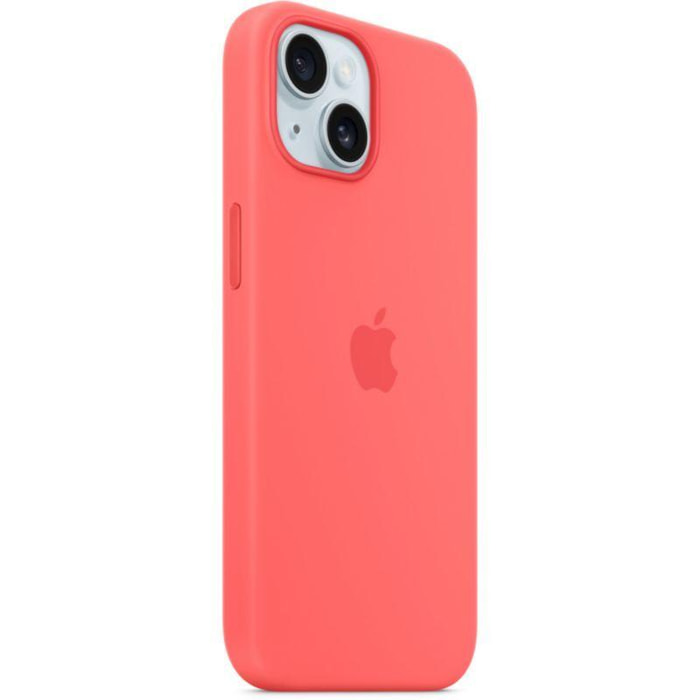 Coque APPLE Iphone 15 MagSafe silicone Goyave