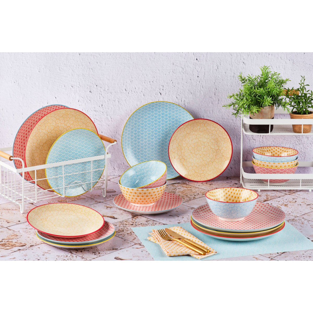 Service Les essentiels - 18 pièces - Color
