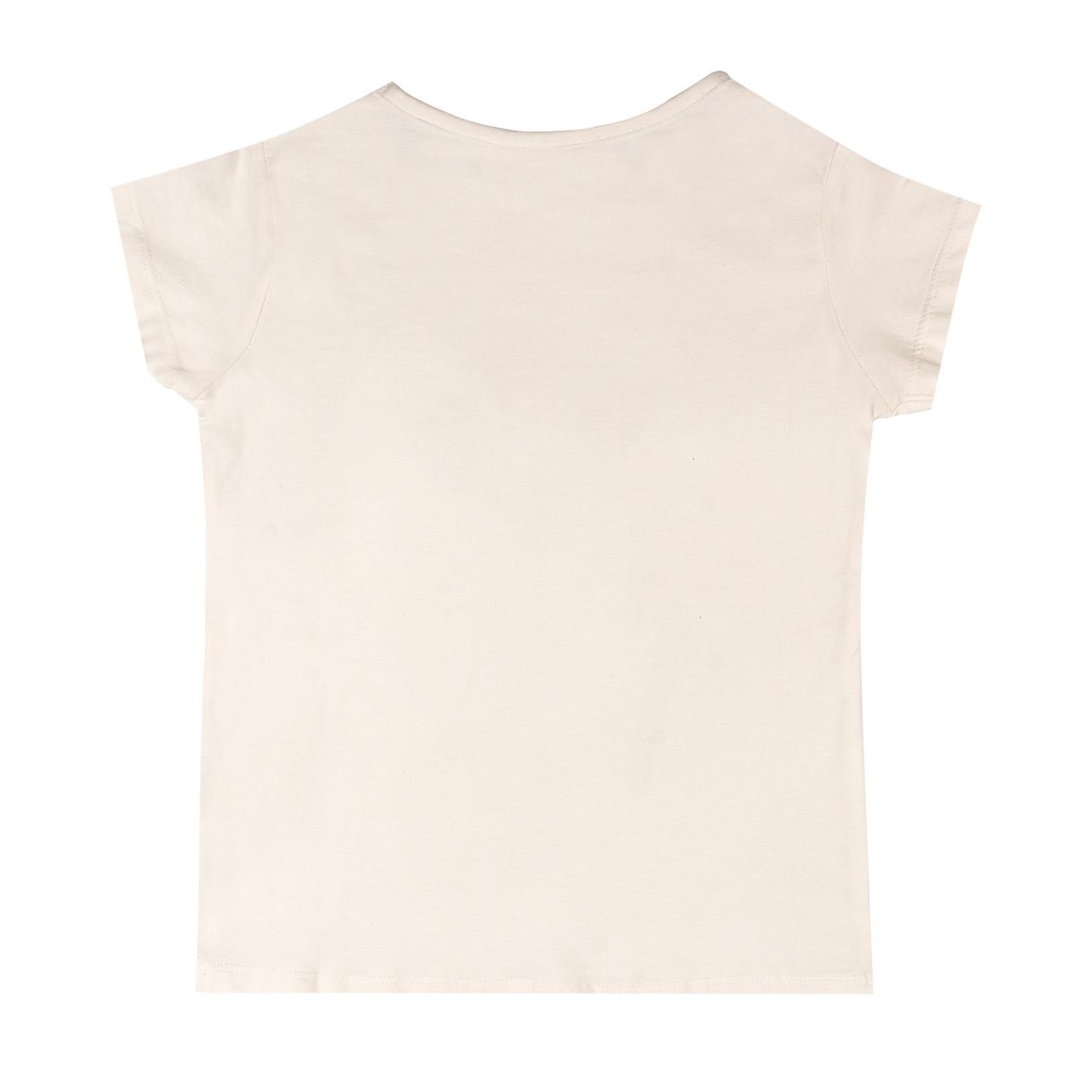 T-shirt a maniche corte da bambina con stampa 'Relaxed'