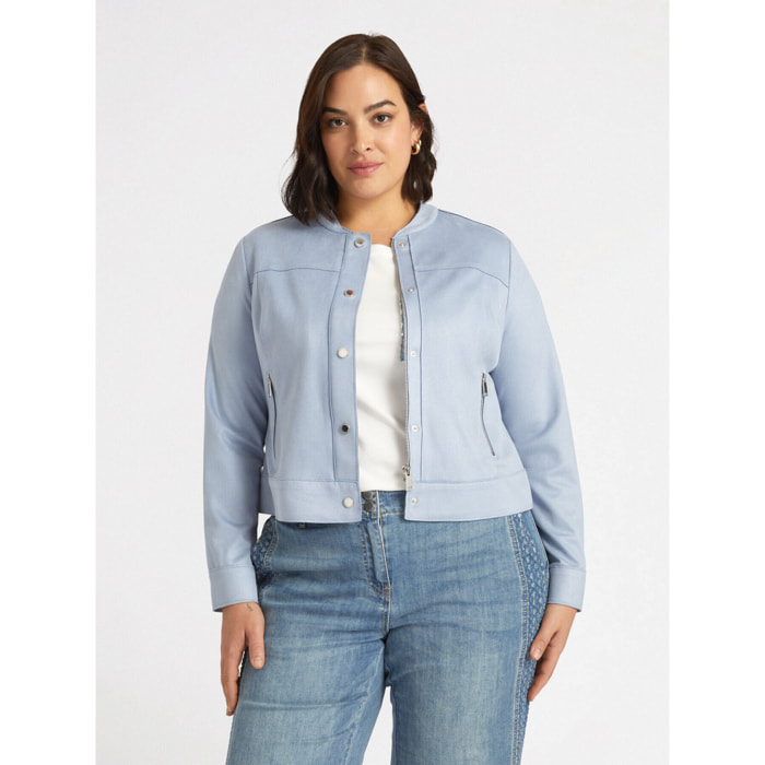 Fiorella Rubino - Chaqueta con bolsillos - Light - blue