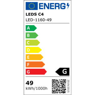 Ledsc4 - Empotrable de suelo Gea Wall Washer 225mm Aluminio, Vidrio templado Acero inoxidable AISI 316, Transparente