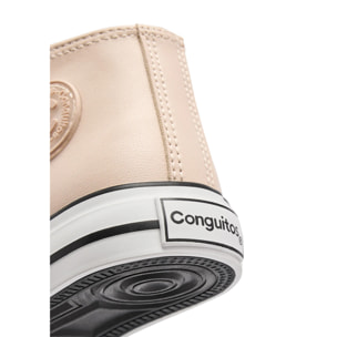 Sneakers alte da bambina con cerniera interna