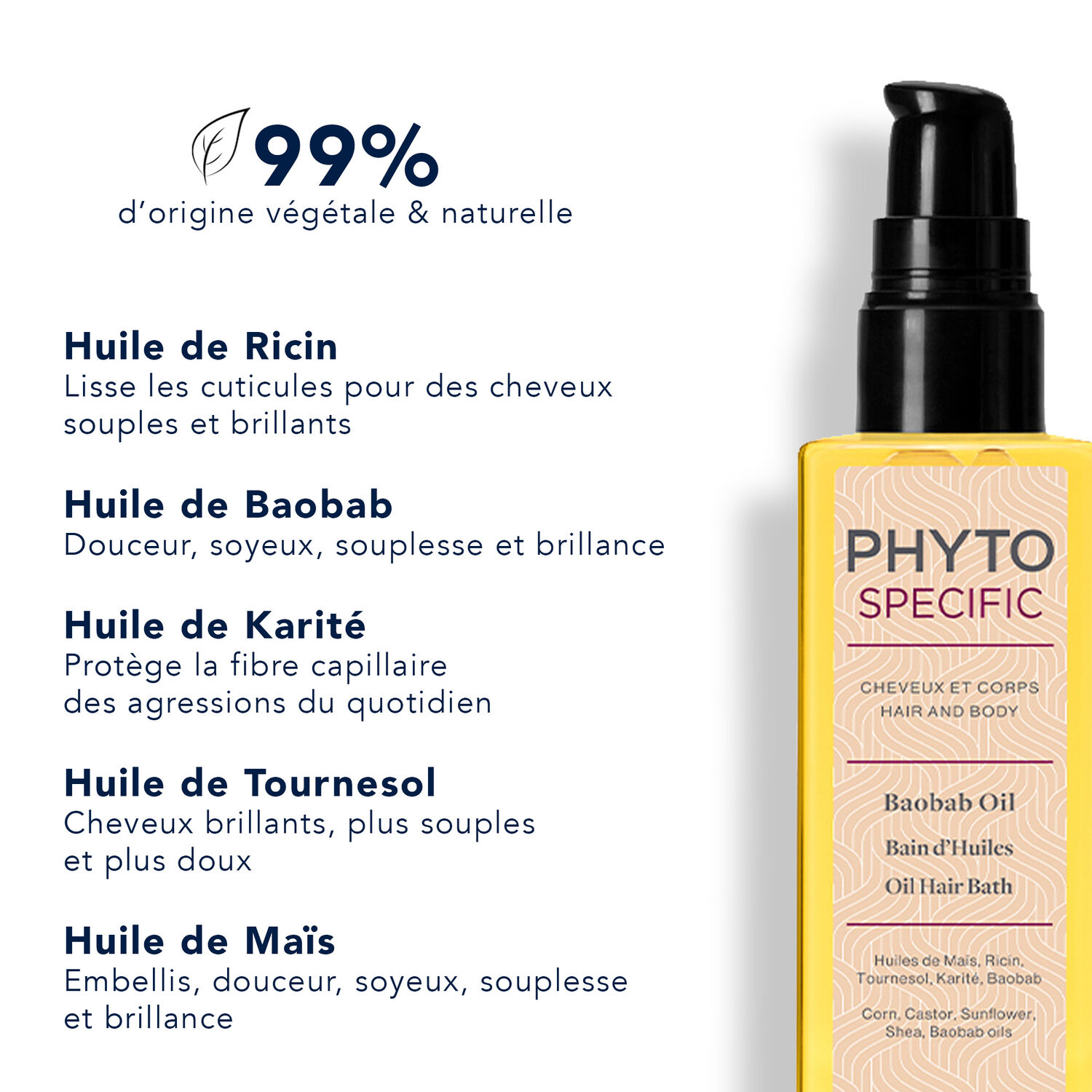 Phytospecific - Baobab Oil Bain d'Huiles 150 ml