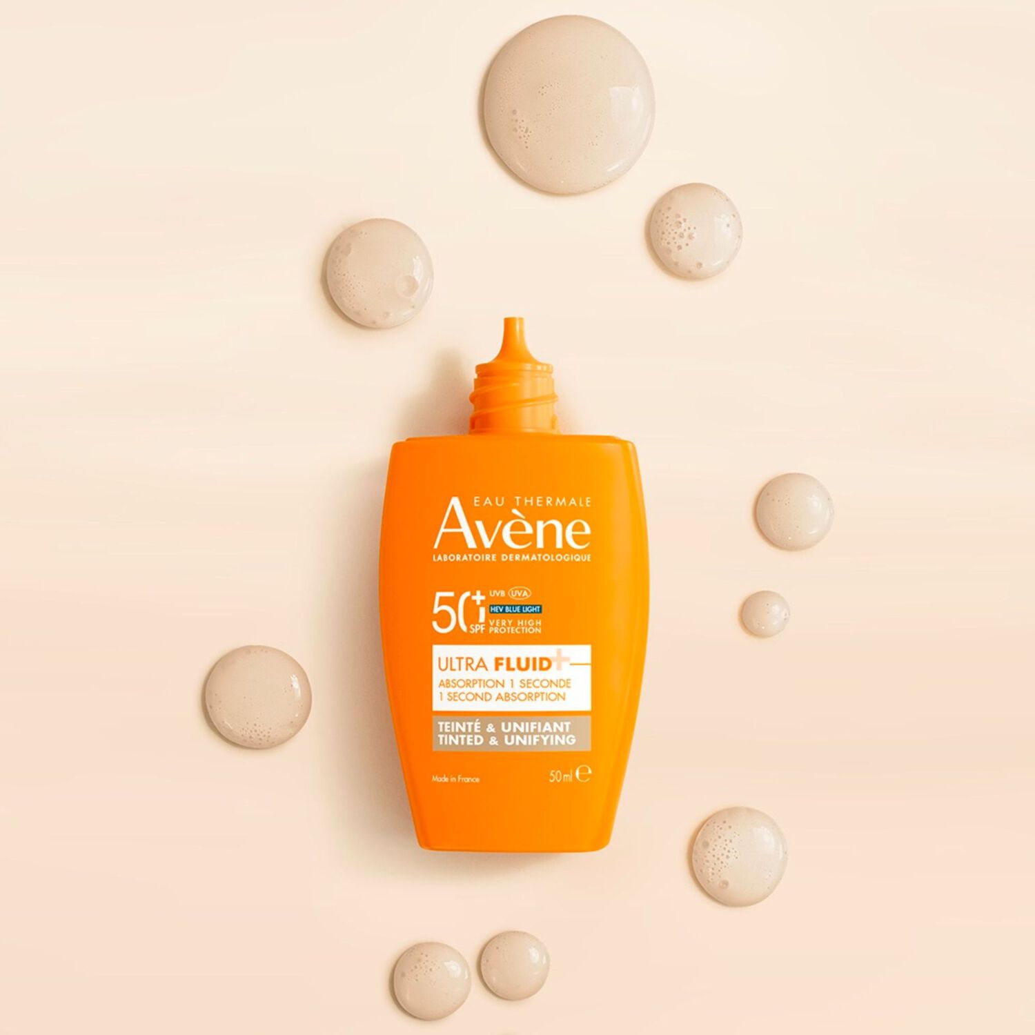 Ultra Fluid SPF 50+ - Protection Solaire Teinté & Unifiant Peaux Sensibles 50 ml