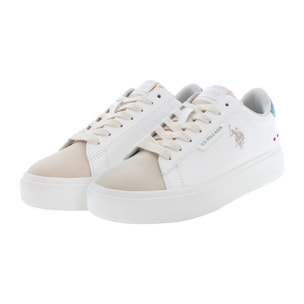 Sneakers U.S. Polo Assn. bianco-beige