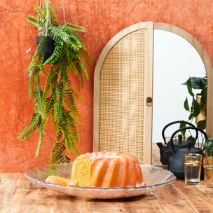 Grand Plateau Rond Plastique D42.5cm Sabah