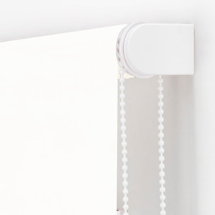 Well home estor enrollable translúcido liso - blanco, 180 x 110cm (ancho x largo)/tamaño de la tela 177 x 105cm