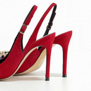 ZAPATOS DE SALÓN ROJOS ZOLA