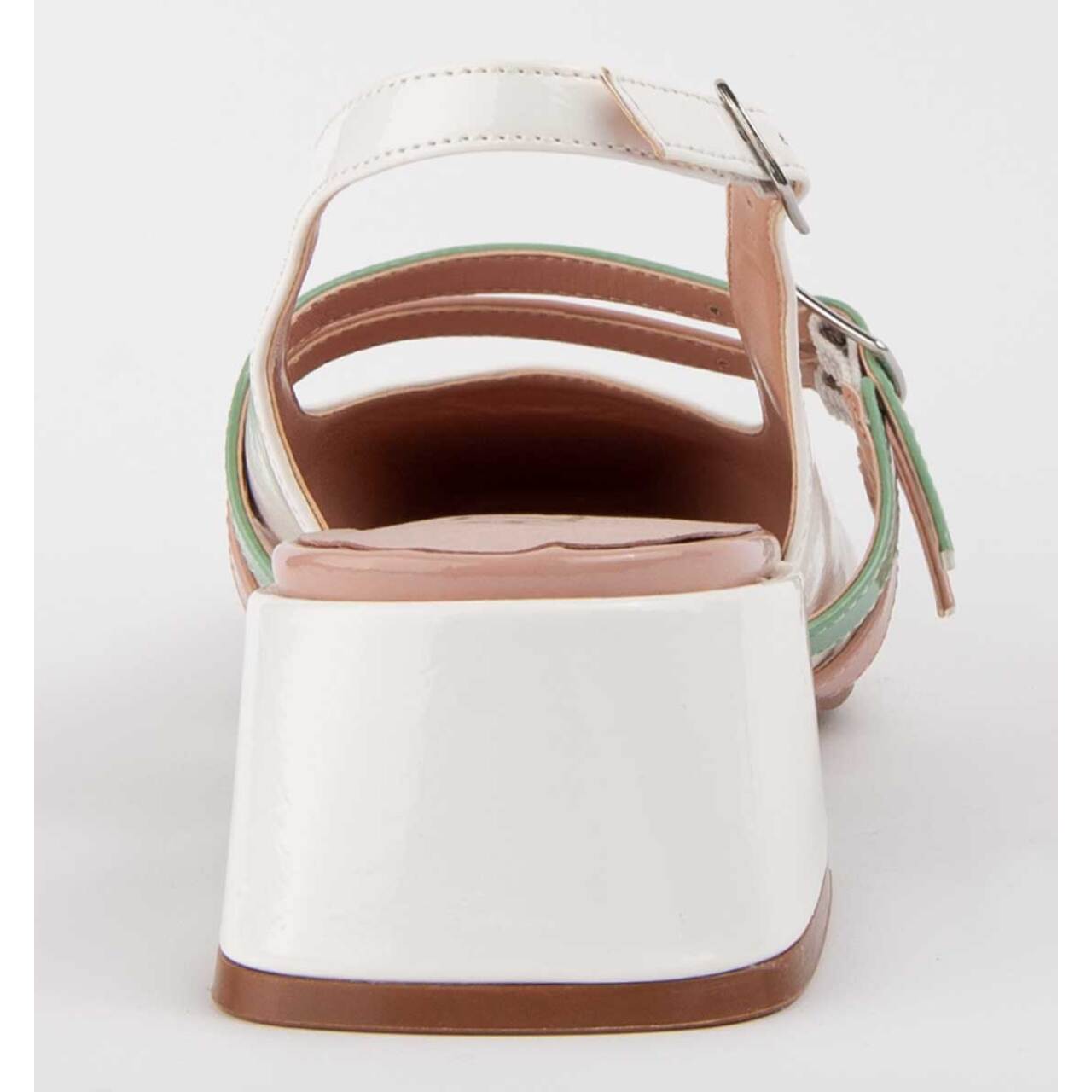 Zapato De Tacón - Blanco - Altura: 4 Cm