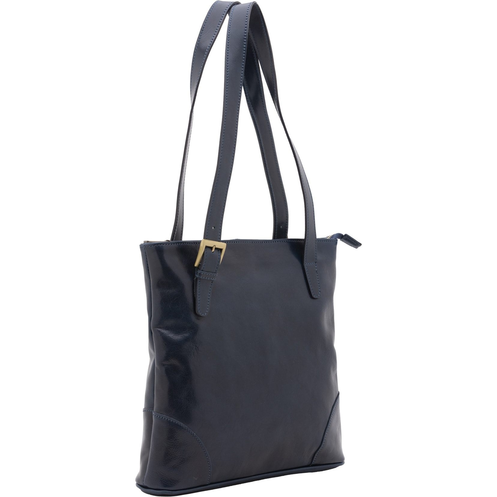 Borsa a spalla da donna - Modello False - 100% pelle - 33.0 x 35.0 x 8.0 cm
