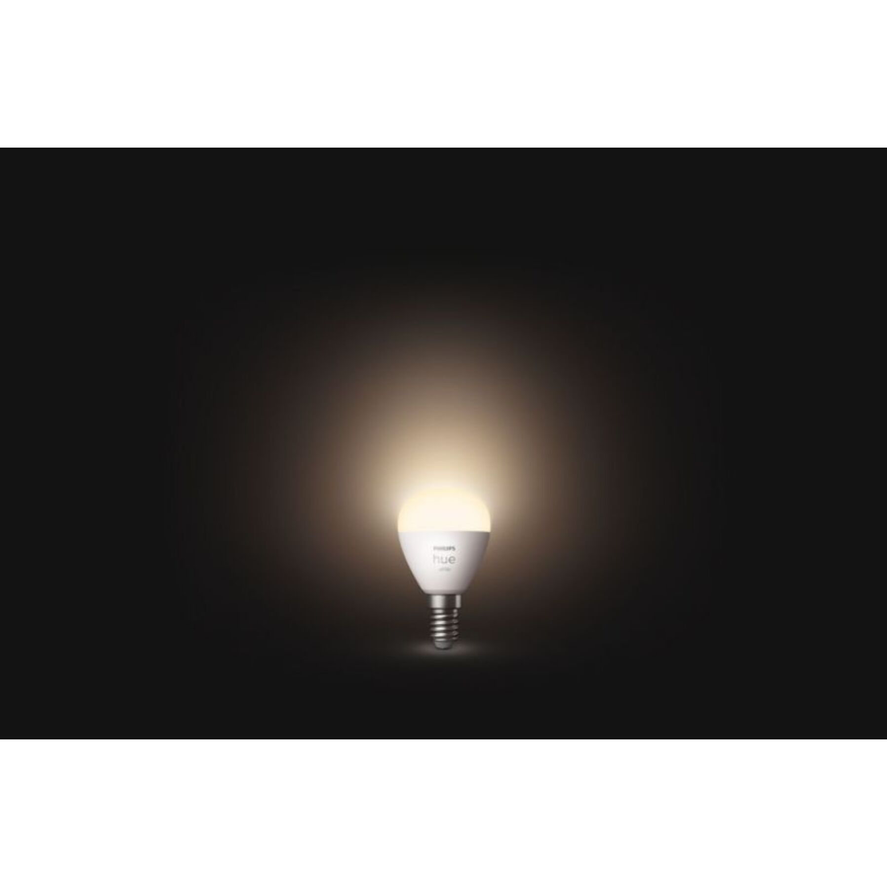 Ampoule LED connectée PHILIPS HUE White E14 Sphérique