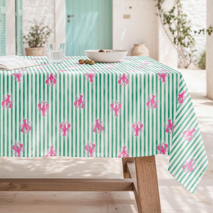 Mantel antimanchas SAVINA MULTICOLOR - 100% algodón