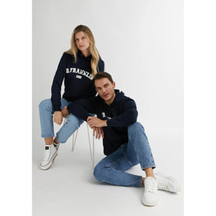 Sudadera Básica Varsity Hoodie en Azul Marino D.Franklin