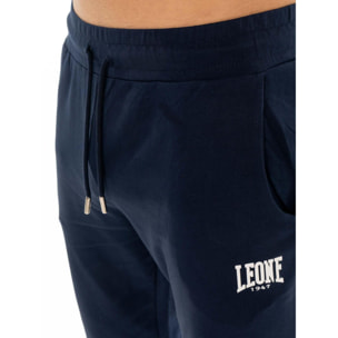 Pantaloni sportivi con polsini da uomo Leone Basic