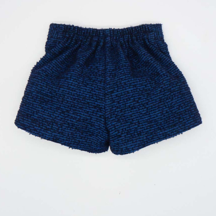 SHORT TWEED AZUL ELÉCTRICO