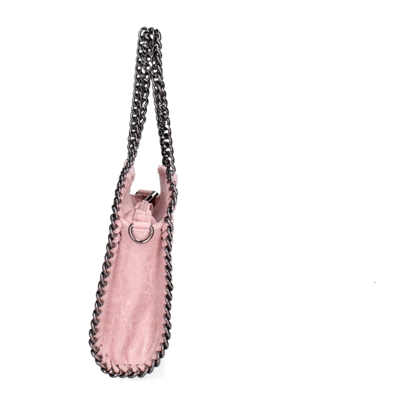 Borsa a mano da donna Made in Italy - Modello Zefira Chic - Pelle scamosciata stampata - 23.0 x 20.0 x 7.0 cm