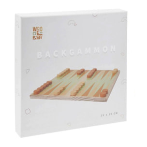 Well home - juego de tablero de backgammon con bolsa de algodón