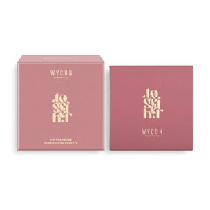 MY TREASURE Palette occhi composta da 4 ombretti in textures matt e shimmer