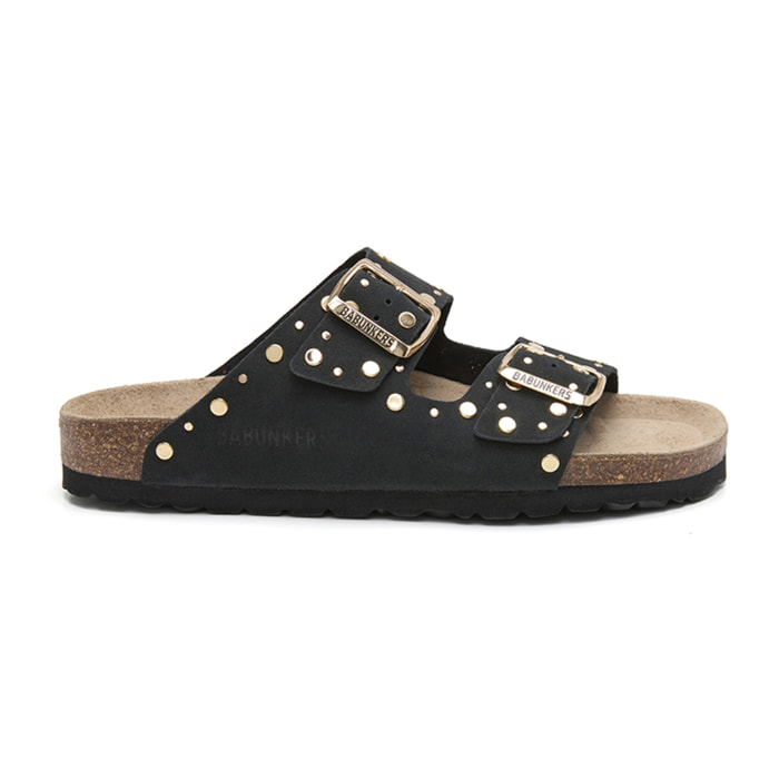 SANDALIA BABUNKERS NEGRO