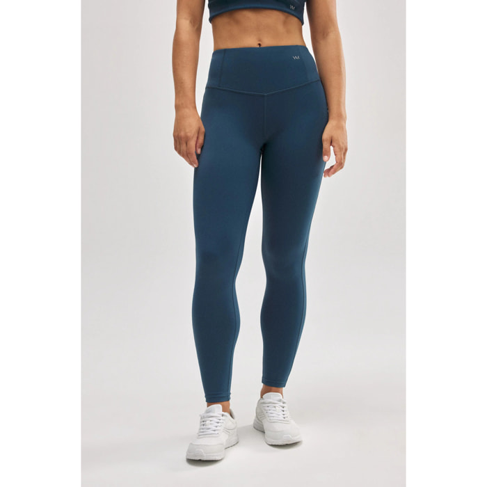 Leggings sportivi blu effetto push-up