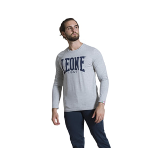 Camiseta de hombre Leone Basic de algodón de manga larga