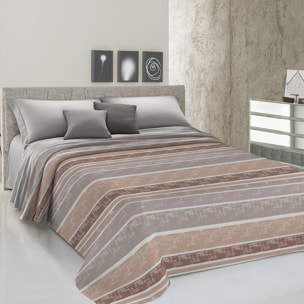 Copriletto di cotone Riga Rodrigo beige
