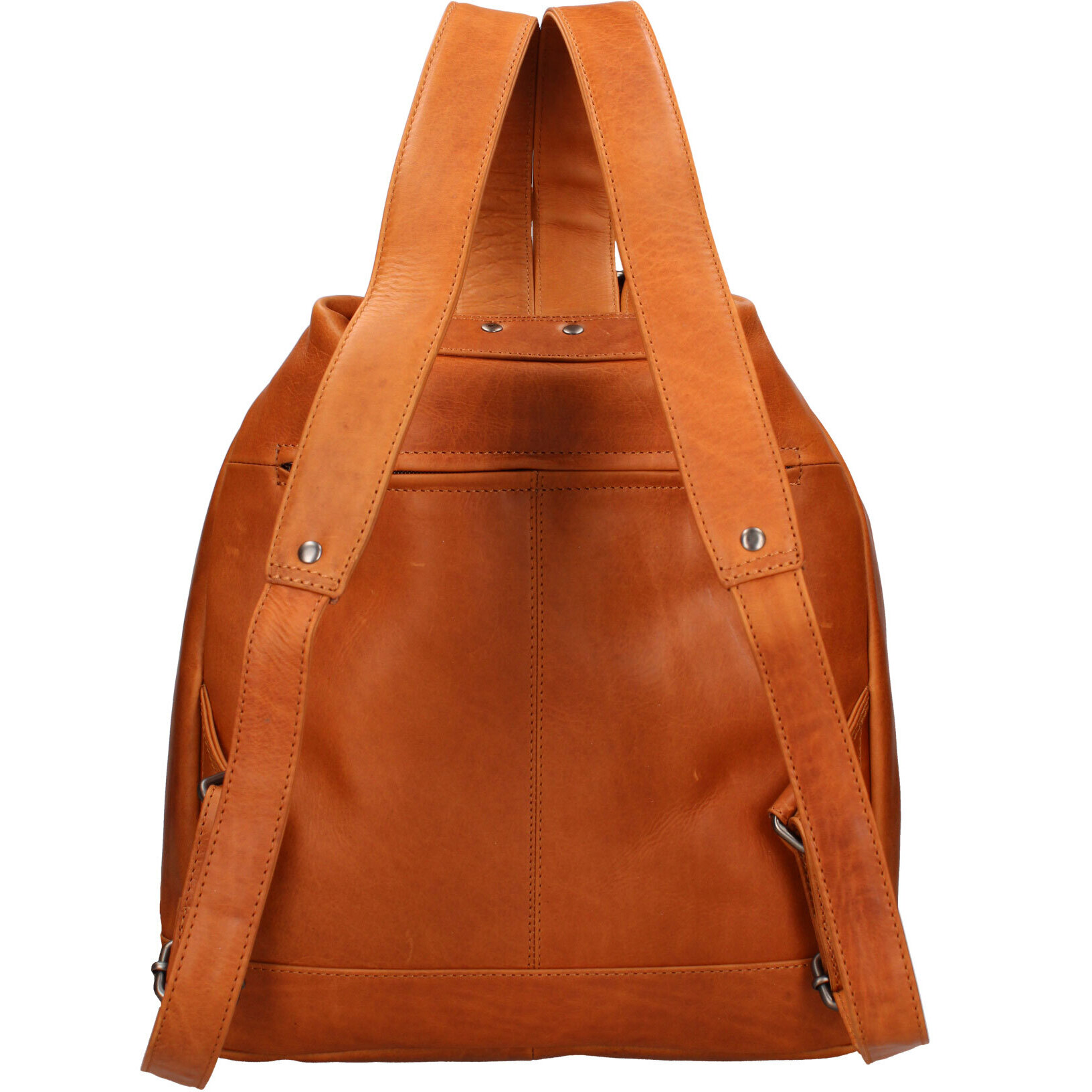 Borsa a mano convertibile in zaino  da uomo In Vera pelle Made in Italy 32x39x10 cm