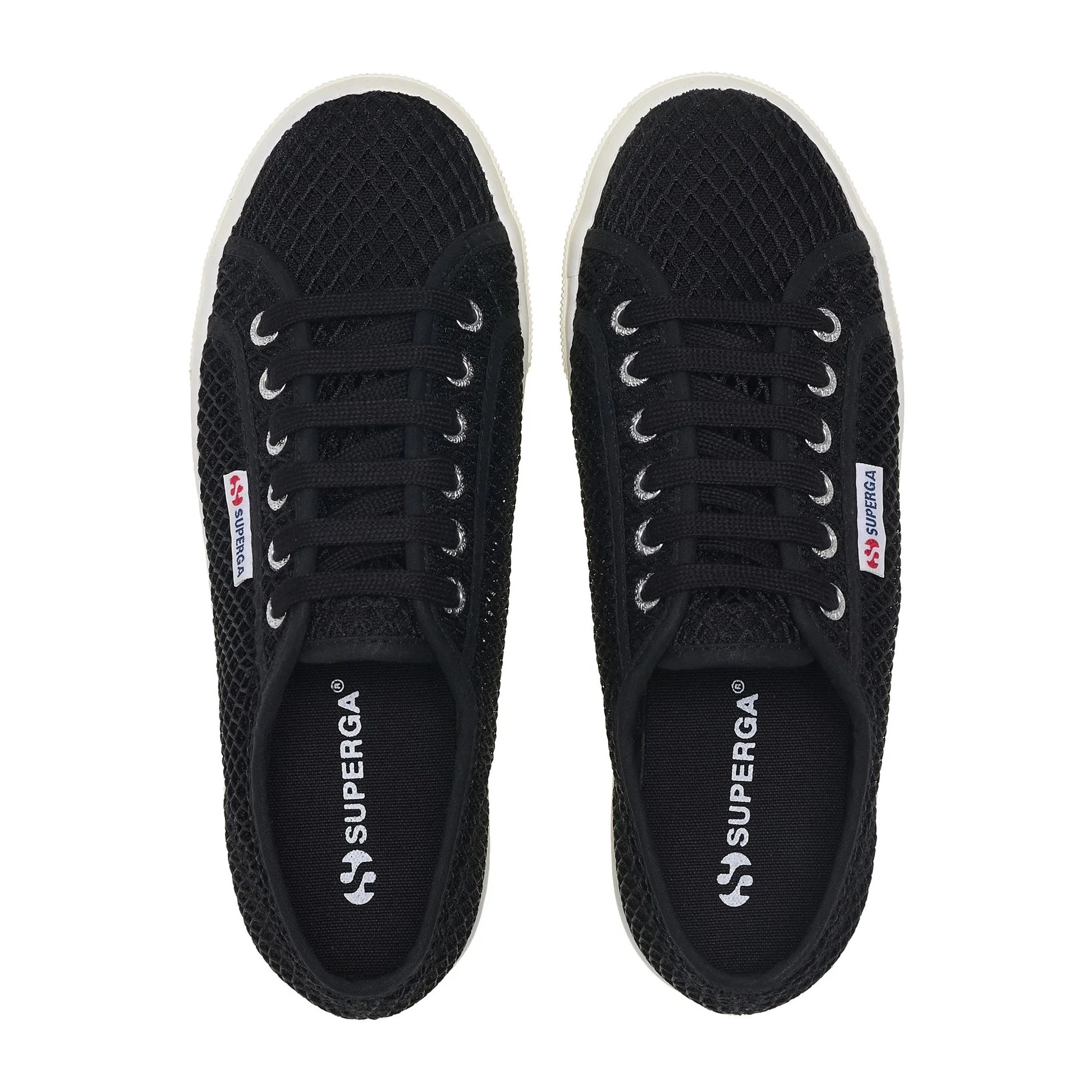 Scarpe da donna Superga Nero 2790 Mesh