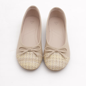 BALLERINA PUNTALE CHOCOLA' BEIGE