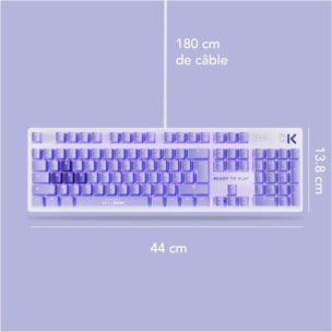 Clavier gamer SKILLKORP K5 VIOLET Access