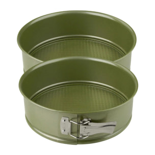 Ensemble de 2 Moules à manqué à charnière 24 cm Zenker Green Vision