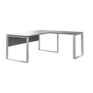 Retour de Bureau Gris Béton 90 cm – Extension pour Bureau - OFFICIO