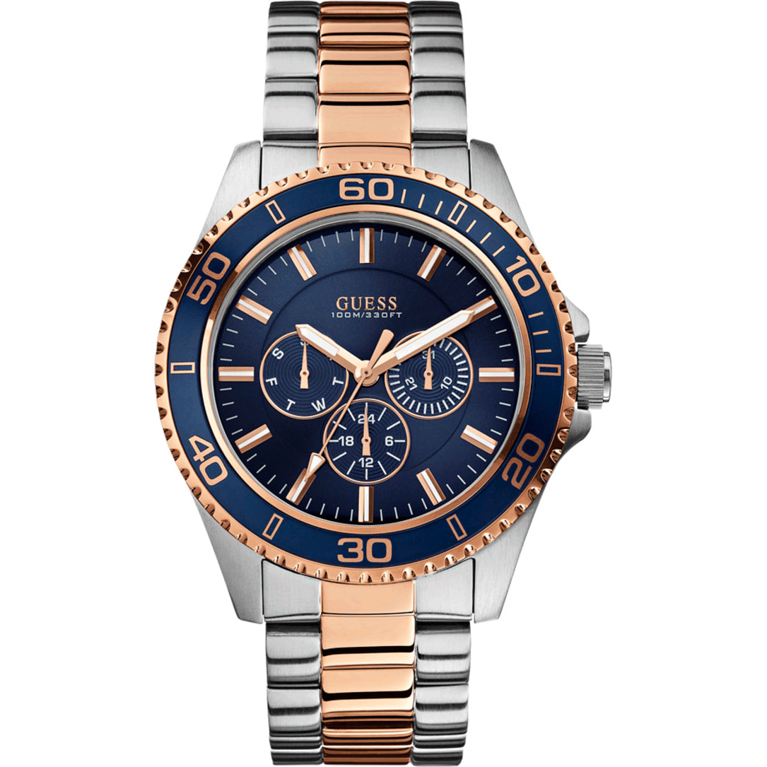 Reloj Guess W0172G3 Hombre Analogico Cuarzo con Correa de Acero
