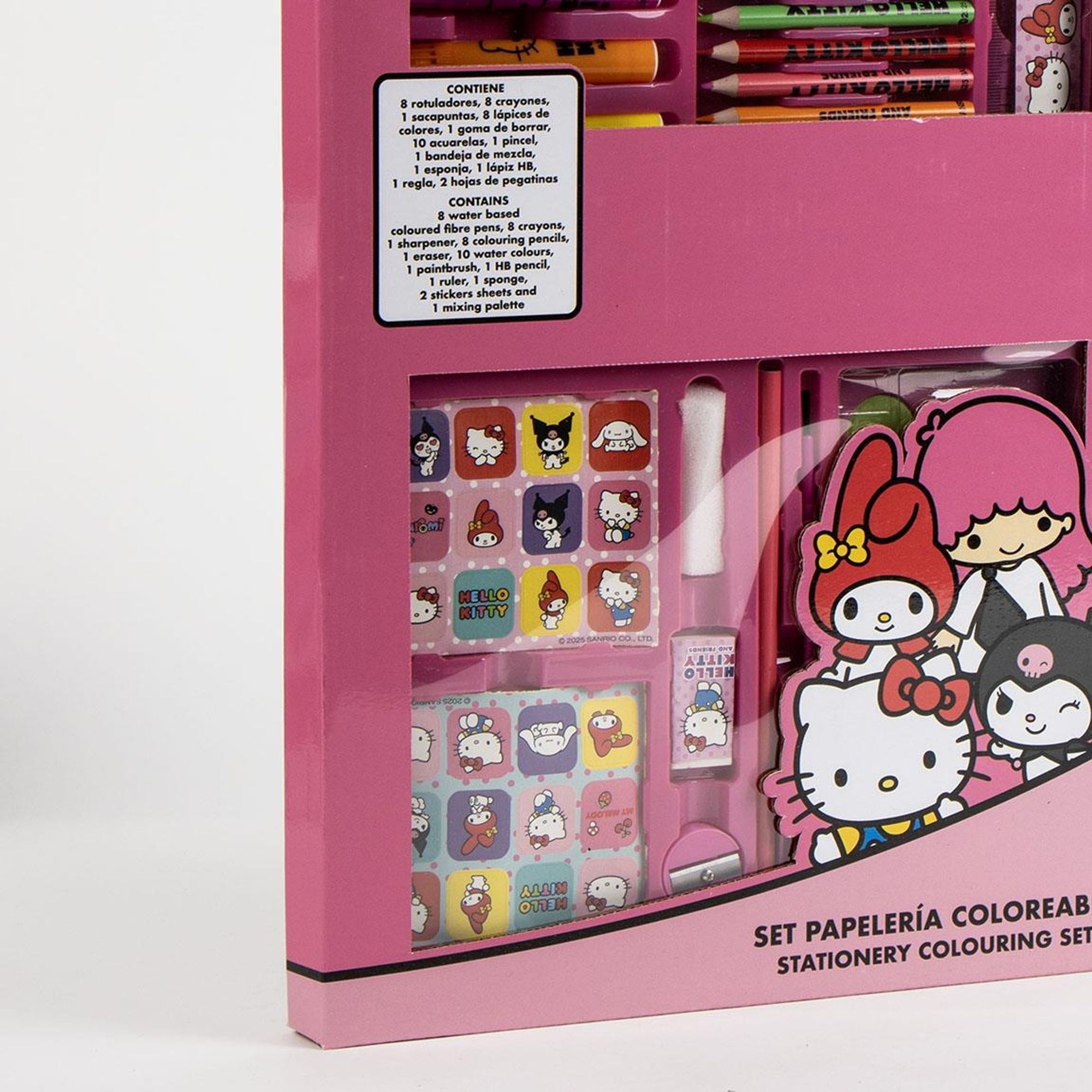 Set Papelería Coloreable Caja Hello Kitty