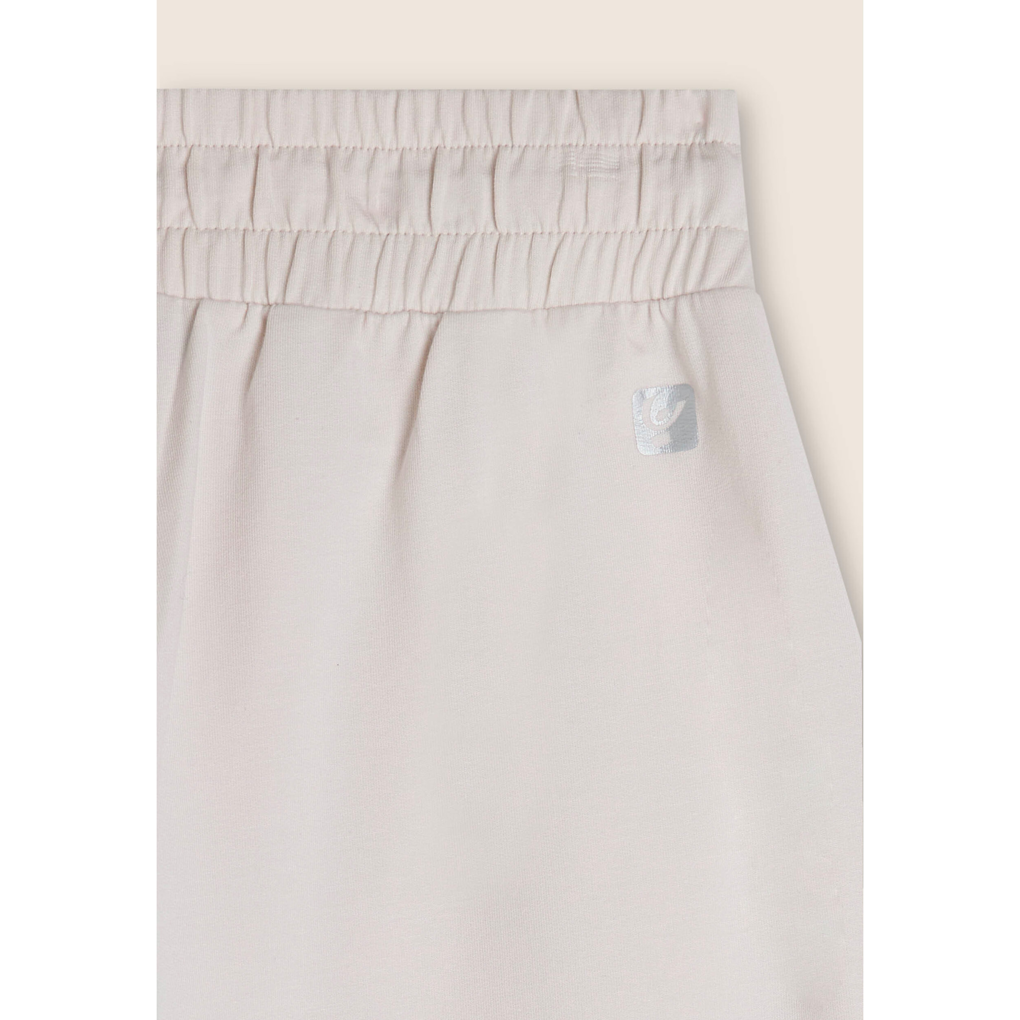Pantaloni cropped in French Terry modal stretch tinto
