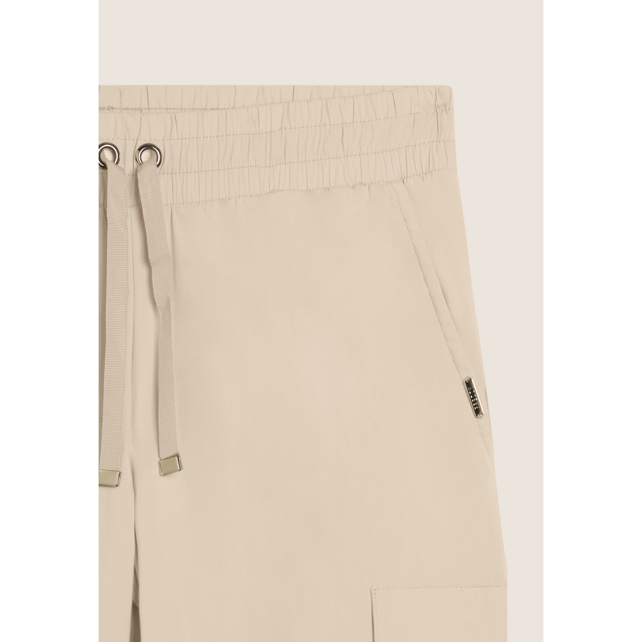 Pantaloni Cargo in Popeline elasticizzato