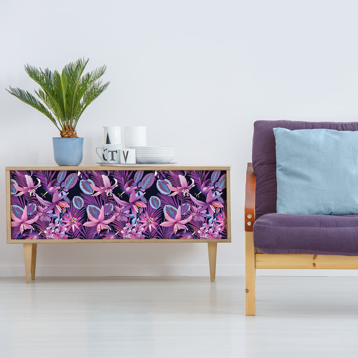 Sticker meuble tropical gyoza 40 x 60 cm