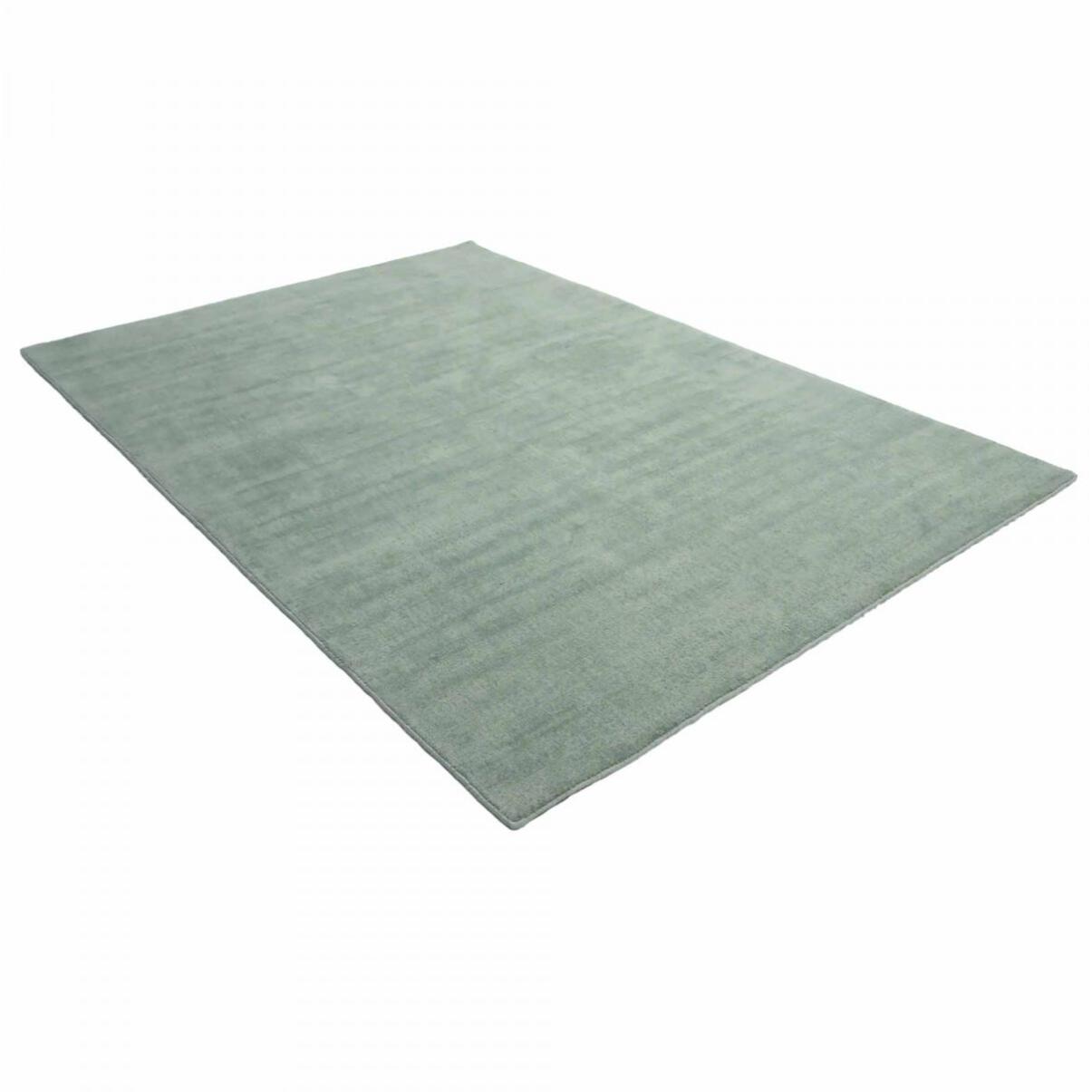 Tapis artisanal doux et soyeux tufté main en viscose