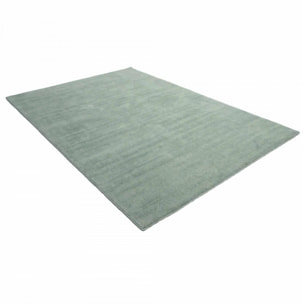 Tapis artisanal doux et soyeux tufté main en viscose