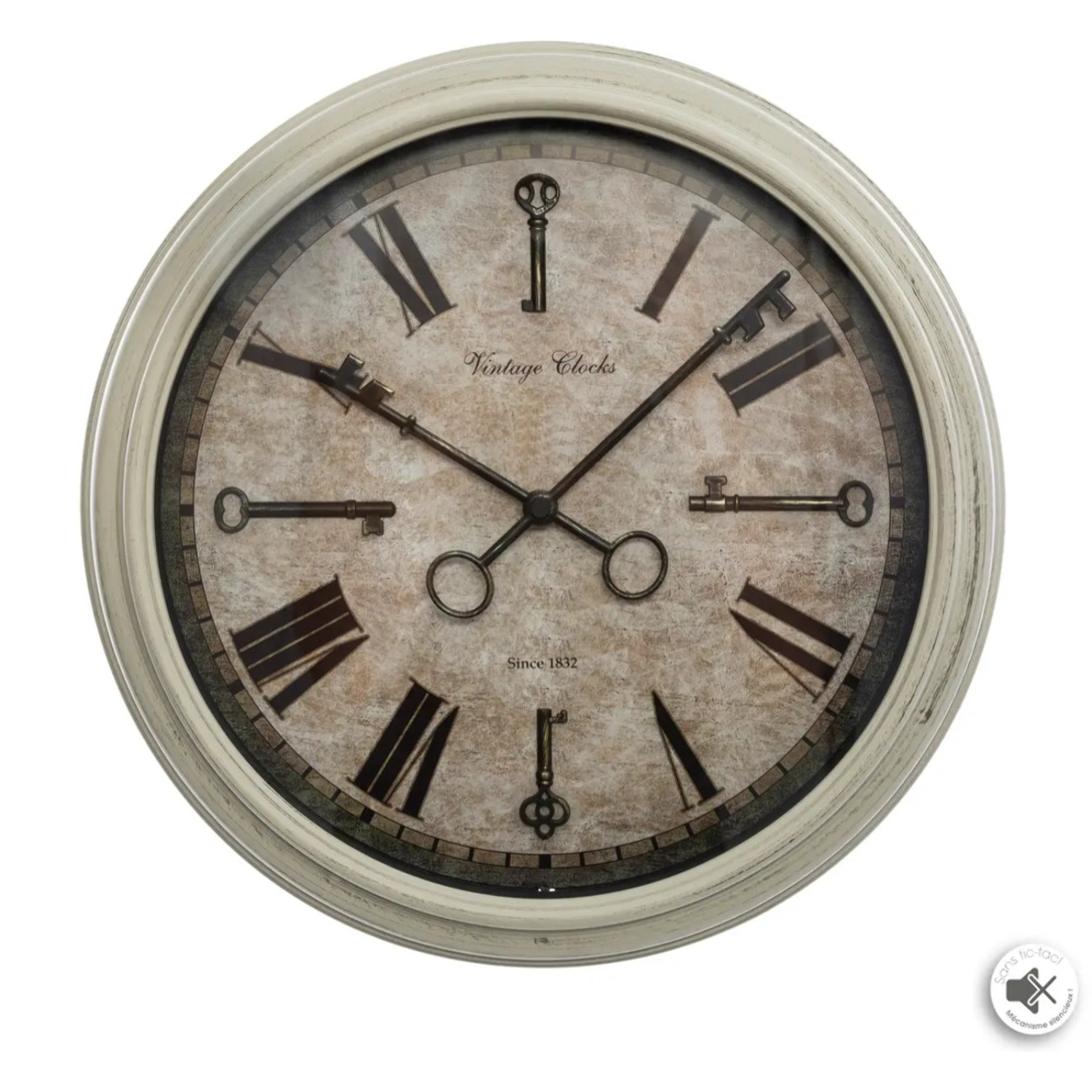 Horloge "Clef" D39 cm