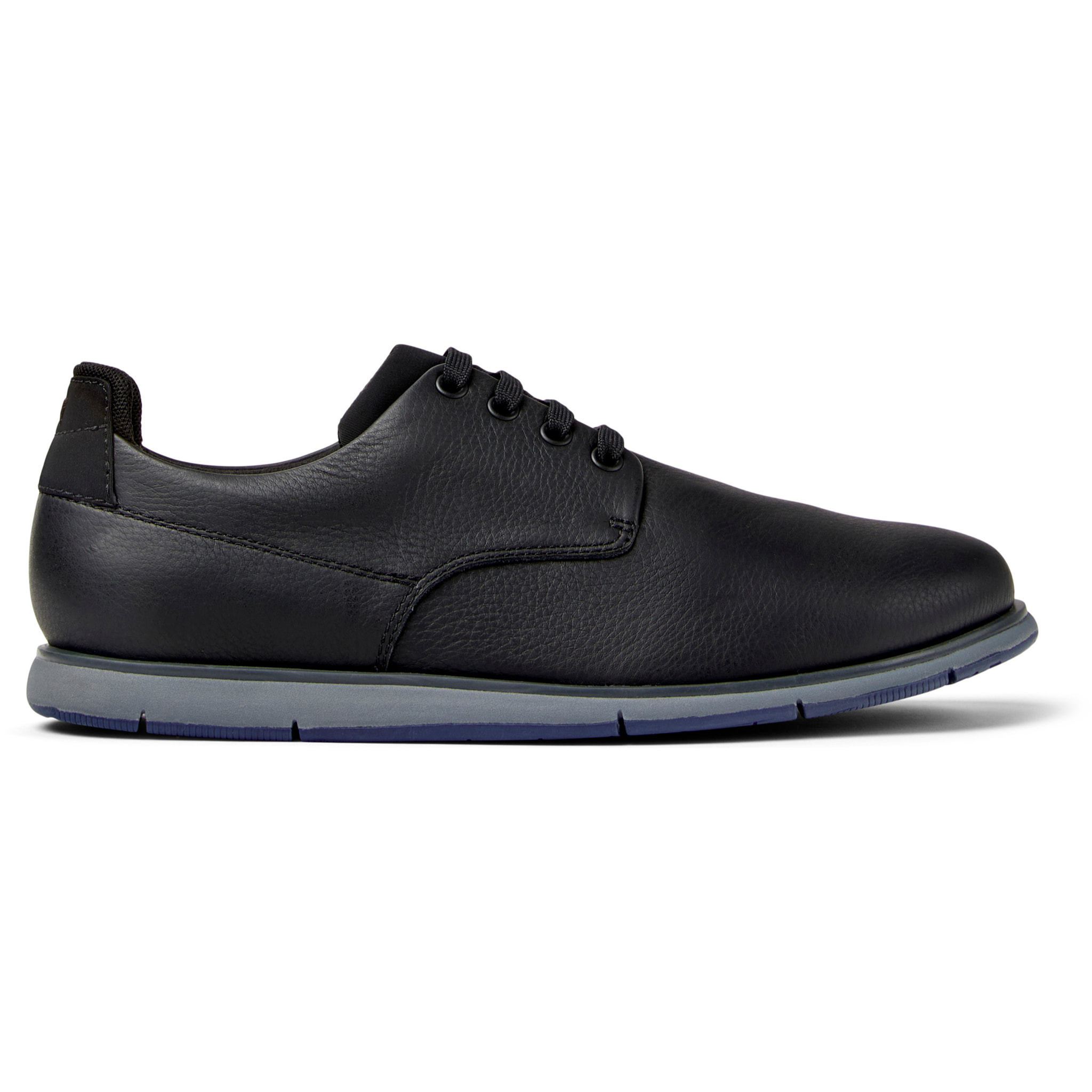 Zapatos de cordones - CAMPER Smith - Negro - Cuero liso