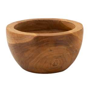 S/TASCHE ERUSI SIMPLE IN TEAK RIC.CM Ø15X9,5 (PEZZI UNICI-NON RIP.IN SERIE)