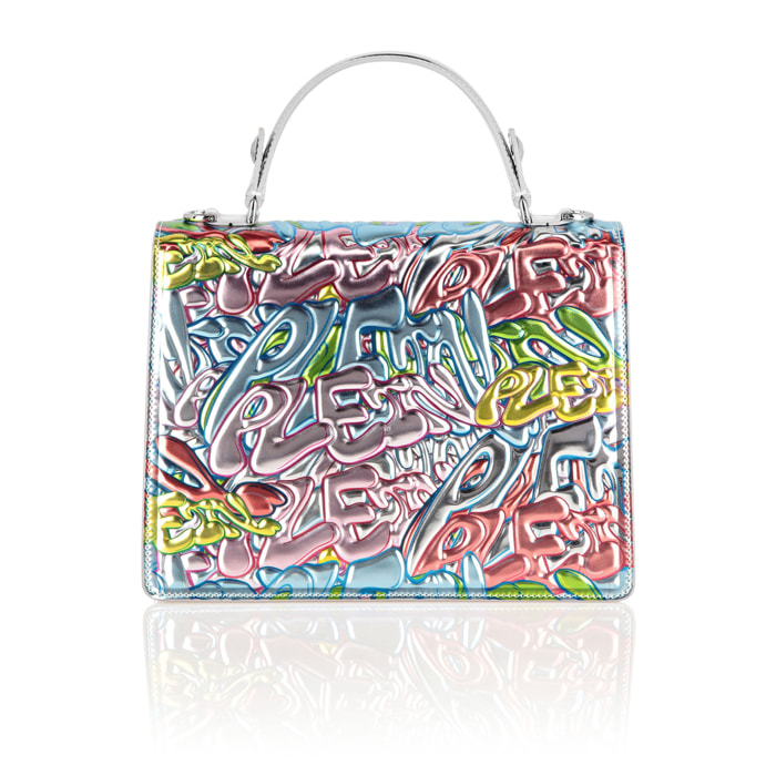 PHILIPP PLEIN Handle Bag BOMBING GRAFFITI