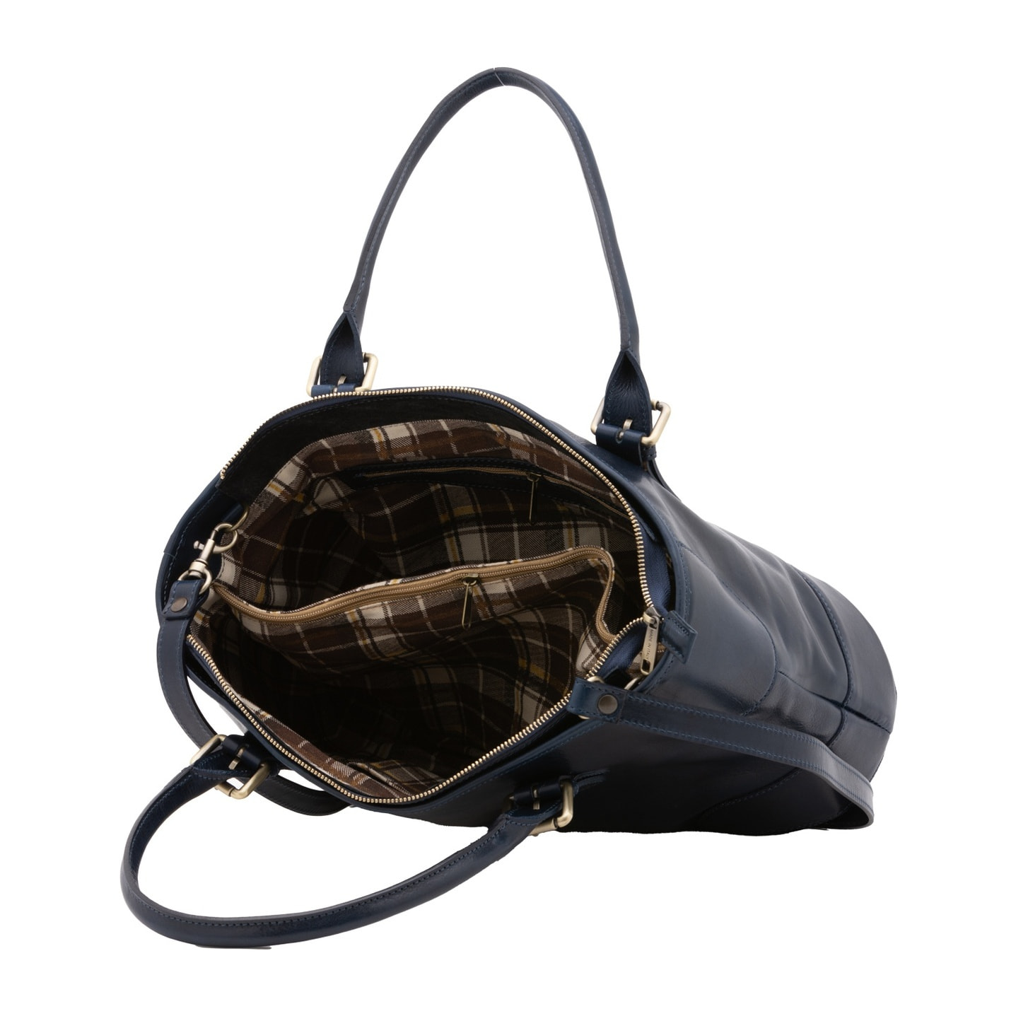 Borsa a tracolla da donna - Modello False - 100% pelle - 28.0 x 43.0 x 16.0 cm