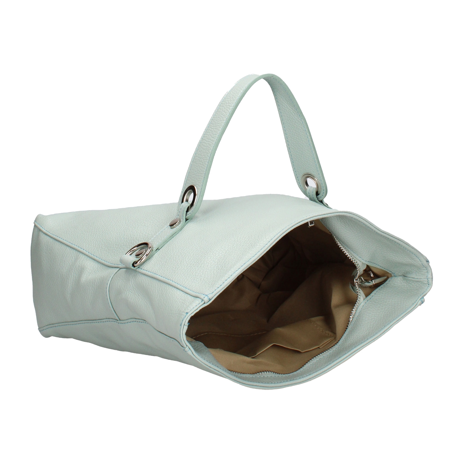 Borsa a spalla convertibile in zaino da donna In Vera pelle Made in Italy 34x21x12 cm