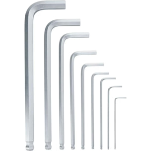 Set de 9 clés Allen à six pans - BOSCH - 1600A032V1