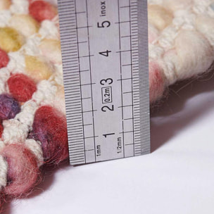 Tapis kilim fait à la main en laine motif ethnique JISO