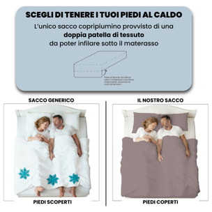 PARURE COPRIPIUMINO RASO CLOE MATRIMONIALE