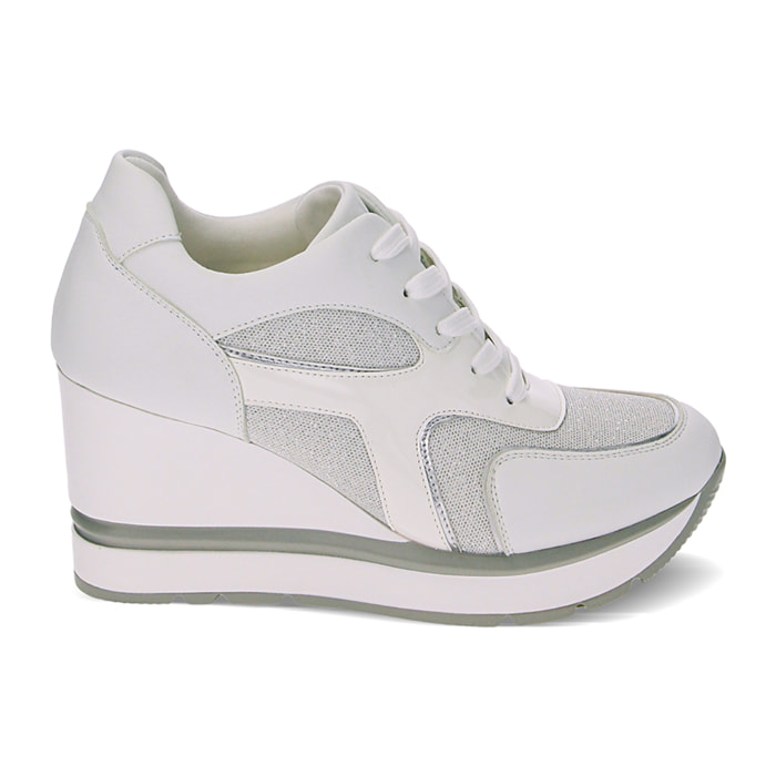 Zapatillas plataforma blancas